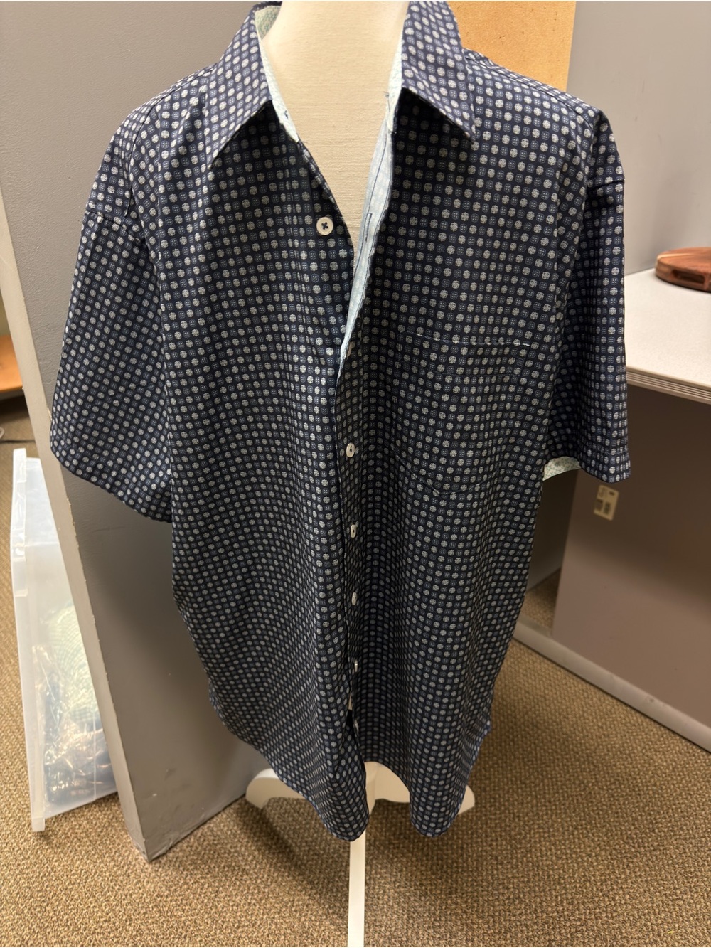 Nick Graham Everywhere stretch modern fit short sleeve button-down